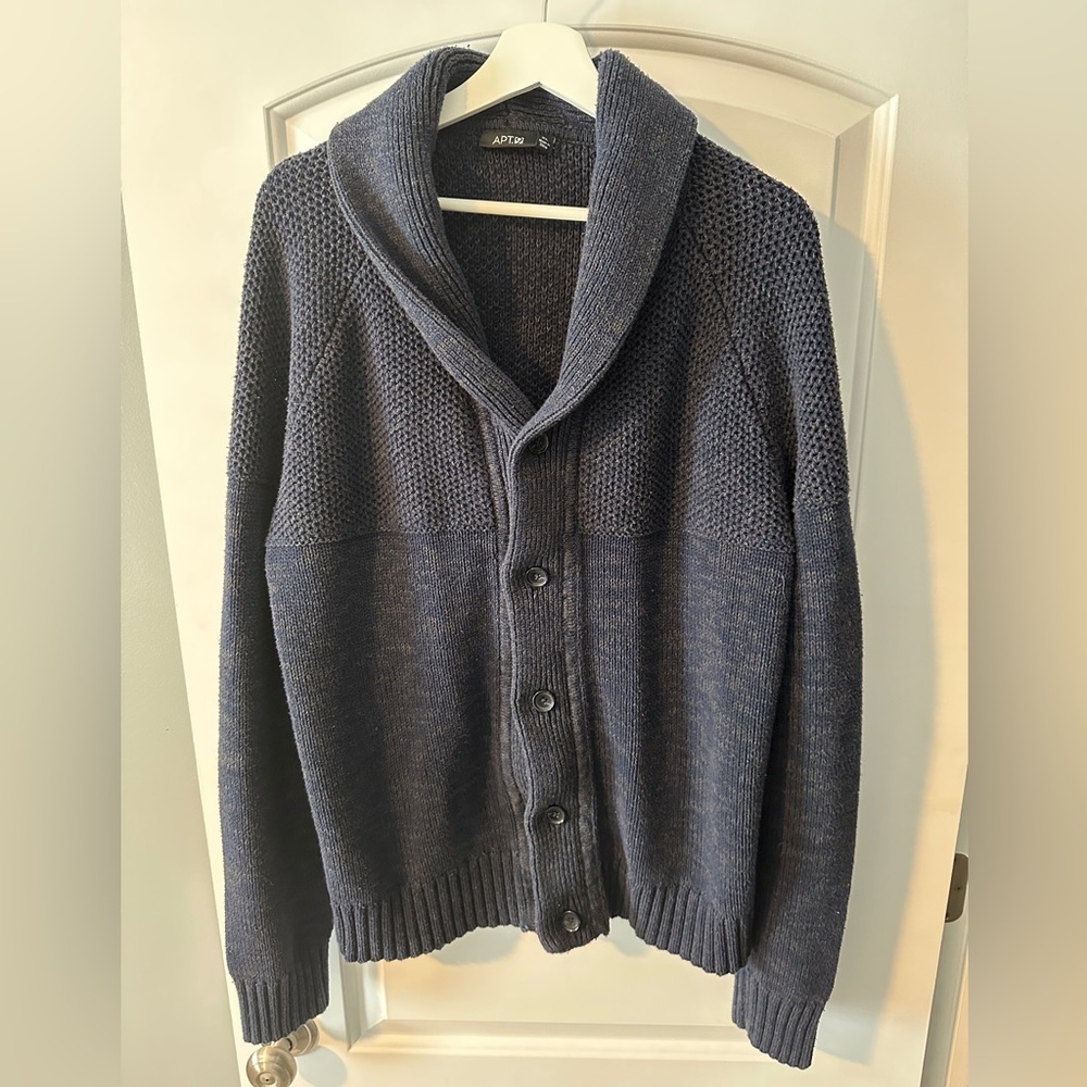 Apt. 9 men’s shawl collar sweater